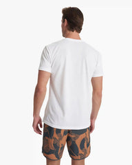 V1 Vuori Wordmark Logo Tee | White/Vintage Charcoal
