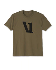 V1 Logo Tee | Army/Black