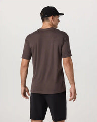V1 Logo Tee | Espresso Heather