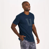 V1 Logo Tee | Navy