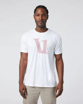 V1 Logo Tee | White/Umber