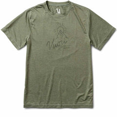 Vuori Peak Tech Tee | Army Heather