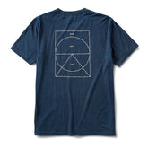 Mind Body Land Sea Tee | Indigo Heather