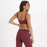 Lux Rib Daily Bra | Desert Rose Heather