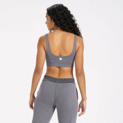 Lux Rib Daily Bra | Heather Grey