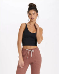 Halo Performance Crop | Black