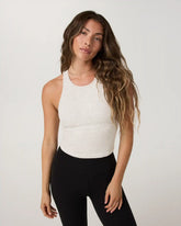 Pose Plyo Tank | White Heather