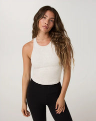 Pose Plyo Tank | White Heather