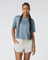 Energy Tee | Smoke Blue Heather