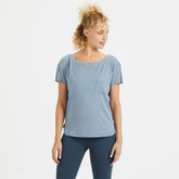 Lux Performance Tee | Cloud Heather