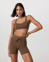 Stripe Yosemite Bra | Espresso Stripe