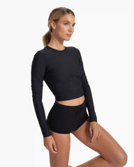 Long Sleeve Dune Crew | Black
