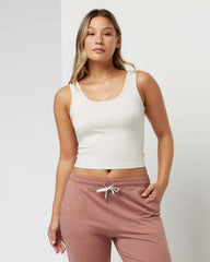 Halo Essential Tank | Milkweed Heather