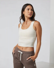 Halo Essential Tank | Milkweed Heather