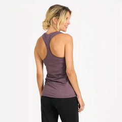 Lux Performance Tank | Smoked Plum Heather