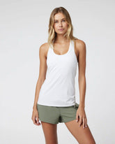 Lux Performance Tank | White