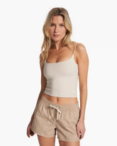 Lux Cami | Suede Heather