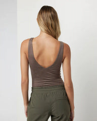 Halo Bodysuit | Fossil Heather