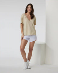 Sutton V-Neck | Cashew