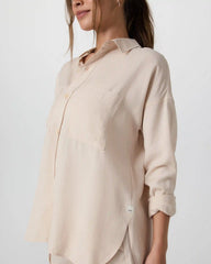 Trestles Twill Button Up | Sand Dollar