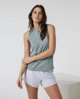 Energy Top Long | Vintage Pistachio Heather