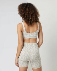Maze Jacquard Bra | Ecru Maze
