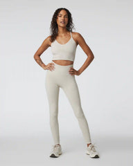 Waffle Seamless Bra | Ecru