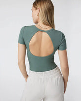 Short Sleeve Pose Bodysuit | Marsh