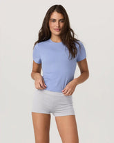 Feather Baby Tee | Bluebell