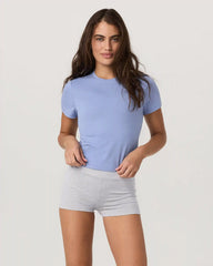 Feather Baby Tee | Bluebell