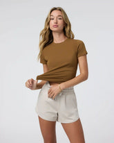 Feather Baby Tee | Rum
