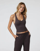 Halo Performance Crop 2.0 | Sangria Heather