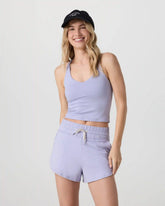 Halo Performance Crop 2.0 | Lavender Mist Heather