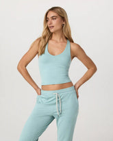 Halo Performance Crop 2.0 | Sea Spray Heather