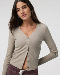 Long Sleeve Pose Cardigan | Toast