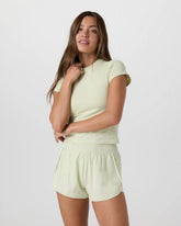 Short Sleeve Surge Seamless Tee | Lemongrass