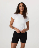 Short Sleeve Surge Seamless Tee | White