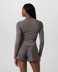 Long Sleeve Surge Seamless Tee | Chia