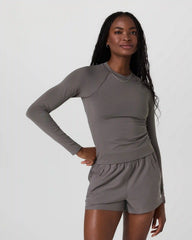 Long Sleeve Surge Seamless Tee | Chia