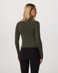Long Sleeve Surge Seamless Tee | Olive