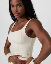 Inversion Rib Support Tank | Marshmallow