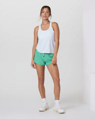 Lux Racerback Tank | White