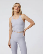 Elevation Racerback Tank | Rain Heather