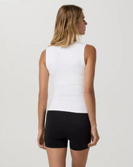 Halo Essential Scoop Tank Long | White
