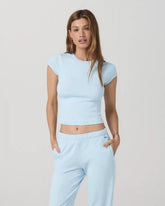 Halo Baby Tee | Soft Sky Heather