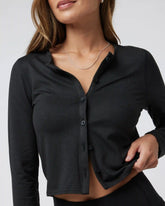 Halo Cardigan | Black Heather