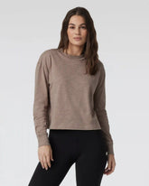 Long Sleeve Sunset Mock Tee | Graphite