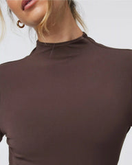 Vuori AllTheFeels™ Long Sleeve Mock | Java