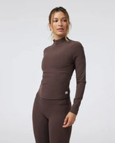 Vuori AllTheFeels™ Long Sleeve Mock | Java