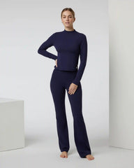 Vuori AllTheFeels™ Long Sleeve Mock | Jet